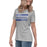 Side view of St. Frederick High School Warriors Grey Women's T-shirt 098