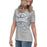 Side view of St. Frederick High School Warriors Grey Women's T-shirt 218