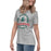 Side view of The Woodlands High School Highlanders Athletic Grey Women's T-shirt 209