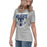 Side view of Tomball Memorial High School Wildcats Women's Grey T-shirt 204