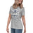 Side view of Tomball Memorial High School Wildcats Women's Grey T-shirt 223