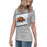 Side view of Bridgeland High School Bears Women's Grey T-shirt 223