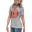 Side view of Caney Creek High School Panthers Women's Grey T-shirt 216