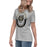 Side view of Conroe High School Tigers Women's Athletic Heather Grey T-shirt 229