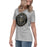 Side view of Conroe High School Tigers Women's Athletic Heather Grey T-shirt 222