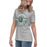Side view of Cypress Falls High School Eagles Women's Heather Grey T-shirt 201