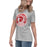 Side view of Cypress Lakes High School Spartans Heather Grey Women's T-shirt 220