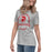 Side view of Cypress Lakes High School Spartans Heather Grey Women's T-shirt 206