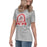 Side view of Cypress Lakes High School Spartans Heather Grey Women's T-shirt 212