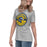 Side view of Cypress Ranch High School Mustangs Women's Heather Grey T-shirt 203