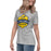 Side view of Cypress Ranch High School Mustangs Women's Heather Grey T-shirt 209