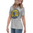 Side view of Cypress Ranch High School Mustangs Women's Heather Grey T-shirt 220