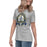 Side view of Cypress Ranch High School Mustangs Women's Heather Grey T-shirt 212