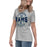 Side view of Cypress Ridge High School Rams Women's Heather Grey T-shirt 218