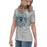 Side view of Cypress Ridge High School Rams Women's Heather Grey T-shirt 227
