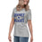 Side view of Dekaney High School Wildcats Heather Grey Women's T-shirt 210