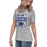 Side view of Dekaney High School Wildcats Heather Grey Women's T-shirt 001