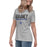 Side view of Dekaney High School Wildcats Heather Grey Women's T-shirt 003