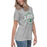 Side view of Spring High School Lions Women's Grey Relaxed T-shirt 211