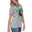 Side view of Spring High School Lions Women's Grey Relaxed T-shirt 213