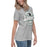 Side view of Spring High School Lions Women's Grey Relaxed T-shirt 218