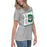 Side view of Spring High School Lions Women's Grey Relaxed T-shirt 223