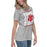 Side view of Katy High School Tigers Women's Relaxed Fit T-shirt 223