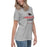 Side view of Langham Creek High School Lobos Women's Relaxed Fit T-shirt 217