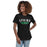 Woman wearing Spring High School Lions Women's Black Relaxed T-shirt 021