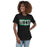 Woman wearing Spring High School Lions Women's Black Relaxed T-shirt 098