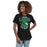 Woman wearing Spring High School Lions Women's Black Relaxed T-shirt 204