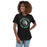 Woman wearing Spring High School Lions Women's Black Relaxed T-shirt 205