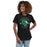 Woman wearing Spring High School Lions Women's Black Relaxed T-shirt 214