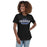 Woman wearing St. Frederick High School Warriors Women's Black T-shirt 021