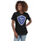 Woman wearing Taylor High School Mustangs Women's Black T-shirt 225