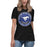 Taylor High School Mustangs Women's Black T-shirt 215