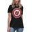 Tomball High School Cougars Women's Black T-shirt 216