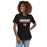 Woman wearing Tomball High School Cougars Women's Black T-shirt 049