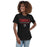 Woman wearing Tomball High School Cougars Women's Black T-shirt 003