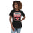 Woman wearing Tomball High School Cougars Women's Black T-shirt 001