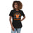 Woman wearing United High School Longhorns Women's Black T-shirt 208