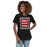 Woman wearing Westfield High School Mustangs Women's Black T-shirt 202