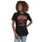 Woman wearing Westfield High School Mustangs Women's Black T-shirt 213