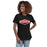 Woman wearing Westfield High School Mustangs Women's Black T-shirt 009