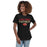 Woman wearing Caney Creek High School Panthers Women's Black T-shirt 017