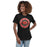 Woman wearing Caney Creek High School Panthers Women's Black T-shirt 224