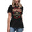 Caney Creek High School Panthers Women's Black T-shirt 204