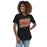 Woman wearing Caney Creek High School Panthers Women's Black T-shirt 230