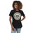 Woman wearing Conroe High School Tigers Women's Black T-shirt 216