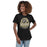 Woman wearing Conroe High School Tigers Women's Black T-shirt 219